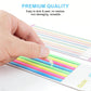 Geyynow 1600 PCS Mahjong Highlighter Strips, Mahjong Line Finder Highlighter Taps Accessories, Transparent Sticky Card Markers Reusable & No Adhesive