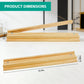 Vovotuzzi 4PCS Magnetic Wooden Mahjong Racks - Natural Solid Pine Wood Pushers Set, American Mahjong Tile Rack Set, Mahjong Accessories for Standard