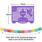 6-Pack Mexican Papel Picado Banner - 132Ft (22Ft x 6) Fiesta Party Decorations & Cinco de Mayo Supplies - 12 Patterns Waterproof Plastic Indoor