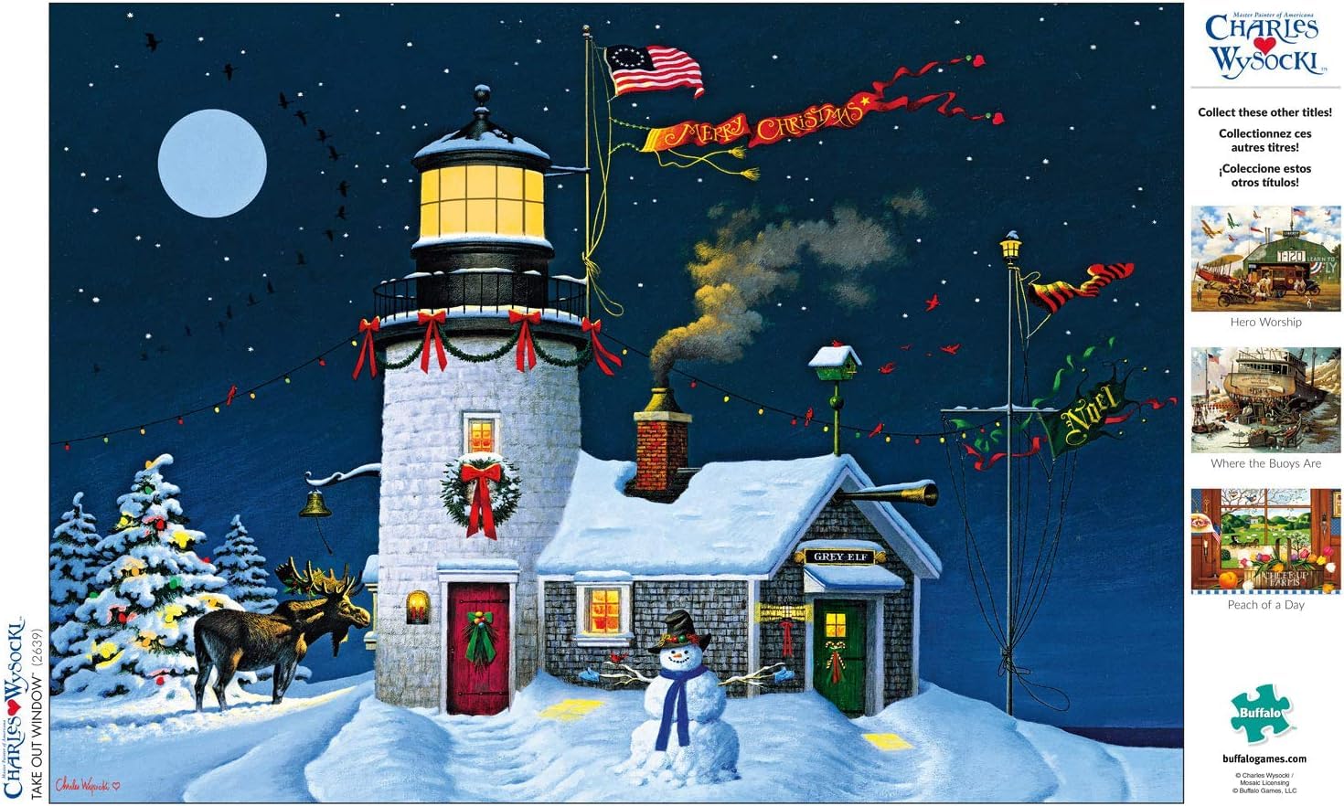 Buffalo Games - Charles Wysocki - Take Out Window - 300 Piece Puzzle