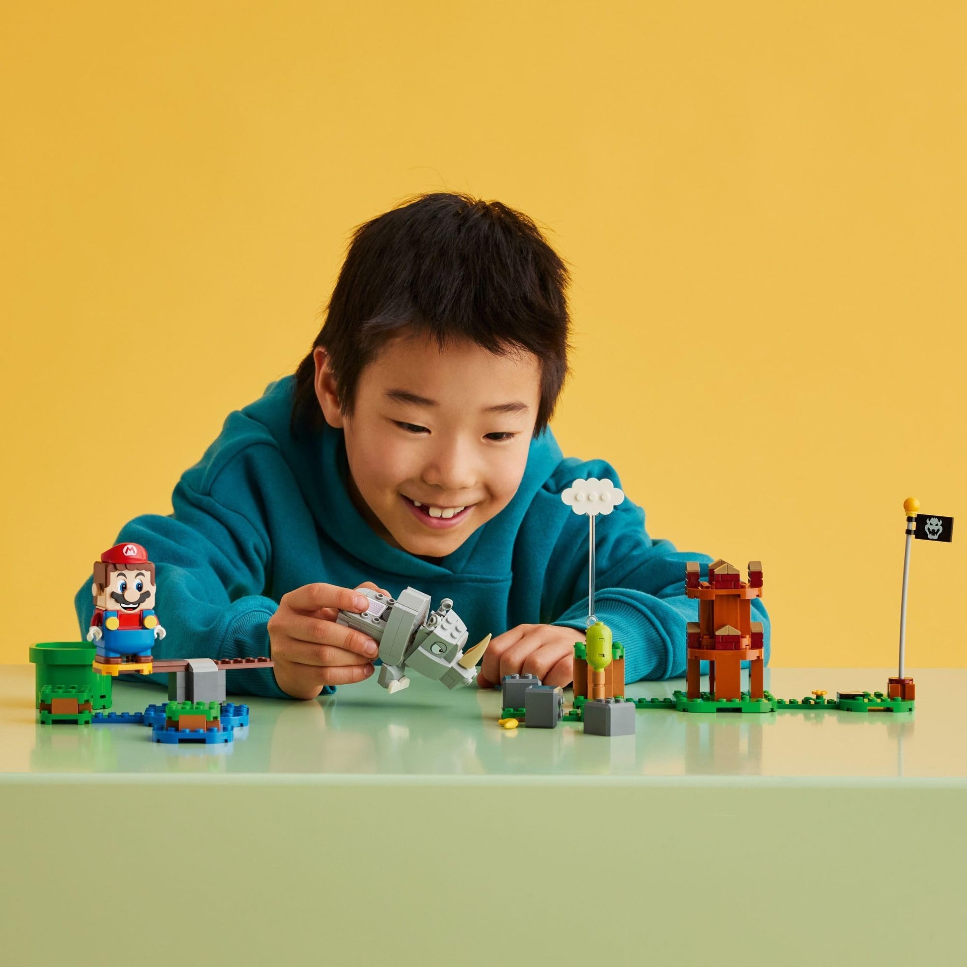 LEGO Super Mario Rambi The Rhino Expansion Set 71420, Game Inspired Building Toy Set to Combine with a Starter Course, This Collectible Super Mario