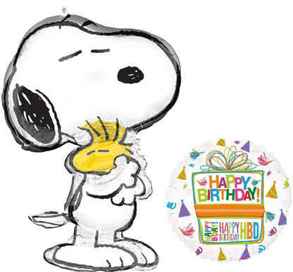 Anagram Snoopy Birthday Party Supplies Peanuts Balloon Bouquet Decorations