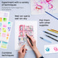 Arteza Watercolor Painting Art Set, Real Brush Pens 24 and Foldable Canvas Paper Bundle, DIY Kit Art Supplies for Artists & Hobby Painters
