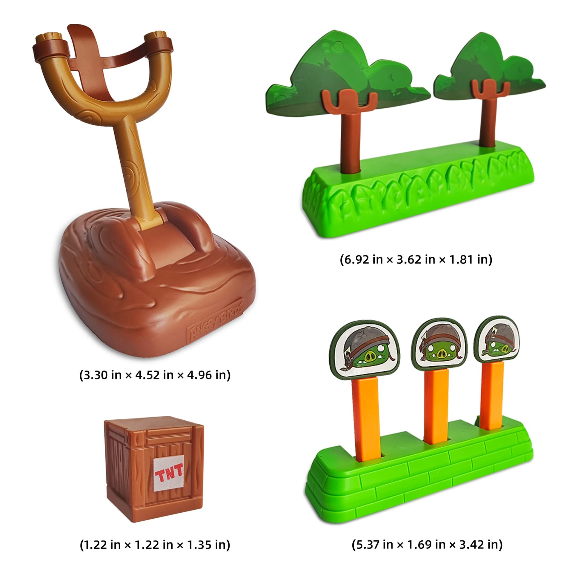 ROLOSO Newly Licensed Angry Birds Toys Playsets Build N’ Launch Construction Brick Assembly Building Blocks Sets Pig City Strike 2 Takedown Space