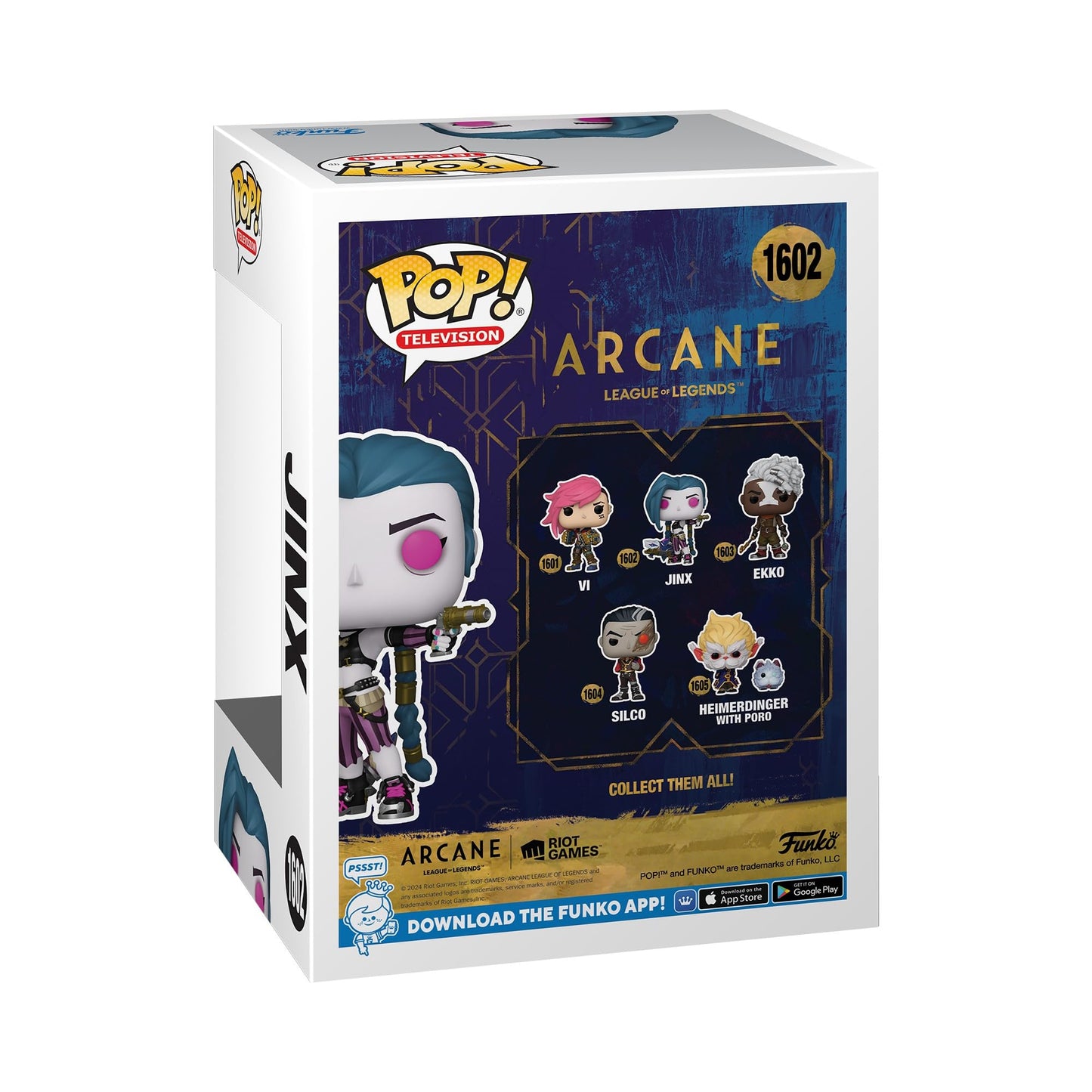Funko POP TV: Arcane LOL - Jinx - Arcane: League of Legends - Collectable Vinyl Figure - Gift Idea - Official Merchandise - for Kids & Adults - TV