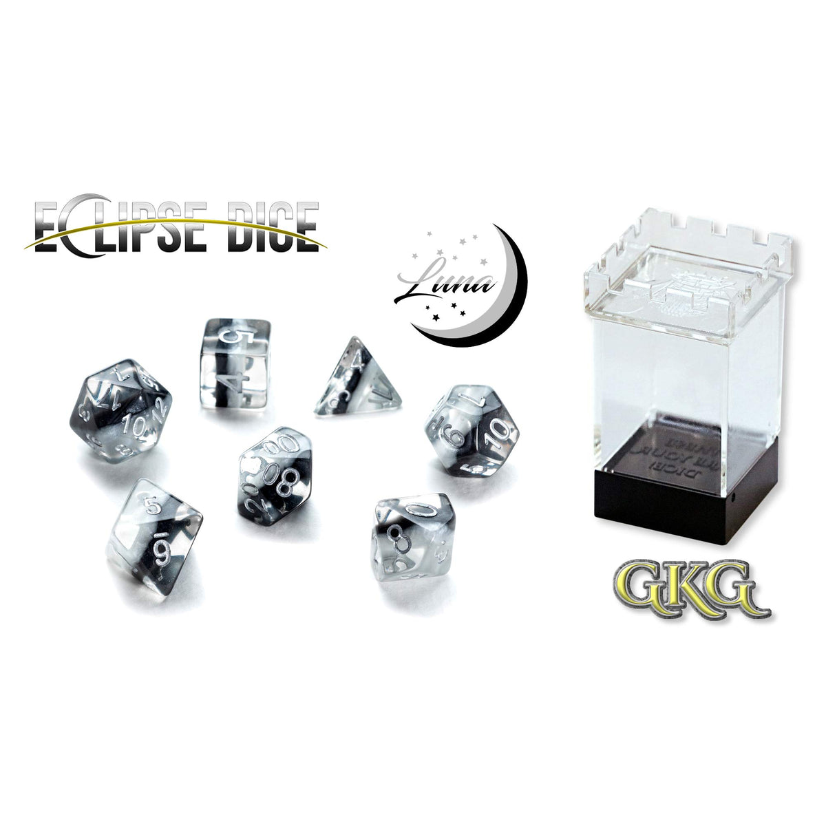 Gate Keeper Games & Dice Gatekeeper Eclipse Dice: Luna