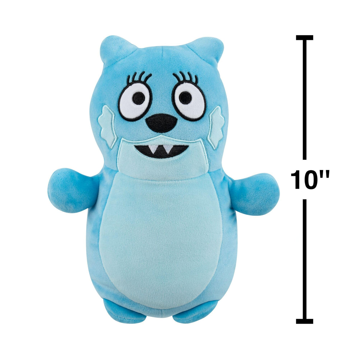 Squishmallows Original Yo Gabba Gabba! 10in Toodee HugMees - Ultrasoft Official Jazwares Plush (Medium-Sized)