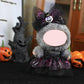 Halloween Doll Clothes, 2-Piece Fashion Bat Dress Jumpsuit with Pumpkin Decoration for Dolls Labubu Accessories, Overalls with Accessories