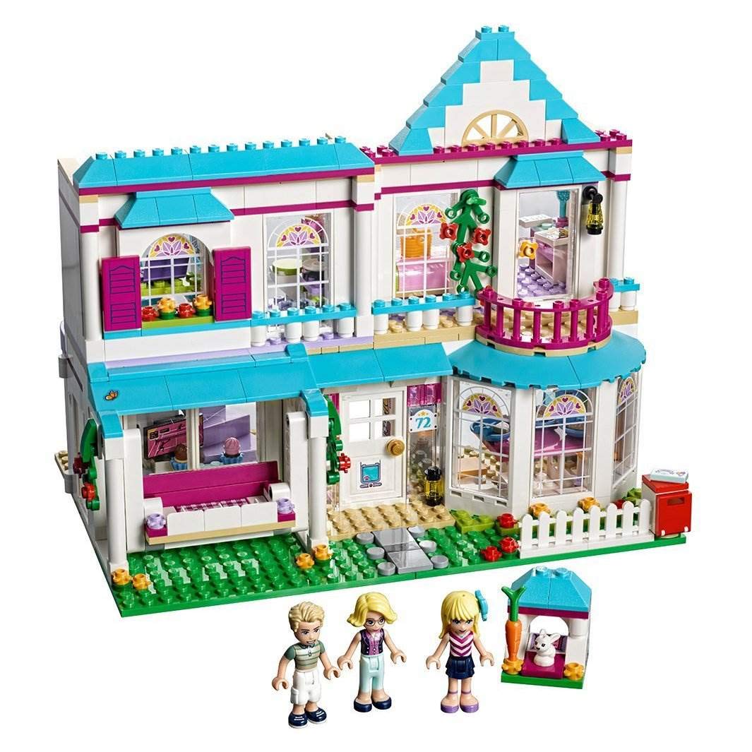 LEGO Friends Stephanie's House 41314 Build and Play Toy House with Mini Dolls, Dollhouse Kit (622 Pieces)