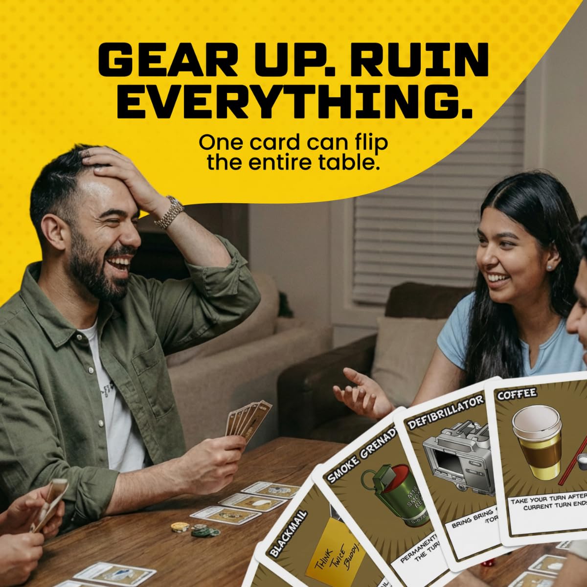 Pull the Pin Games Good Cop Bad Cop - Board Games & Card Games for Epic Fun - Hidden Identity Party Card Game - Fast-Paced Social Deduction - Easy