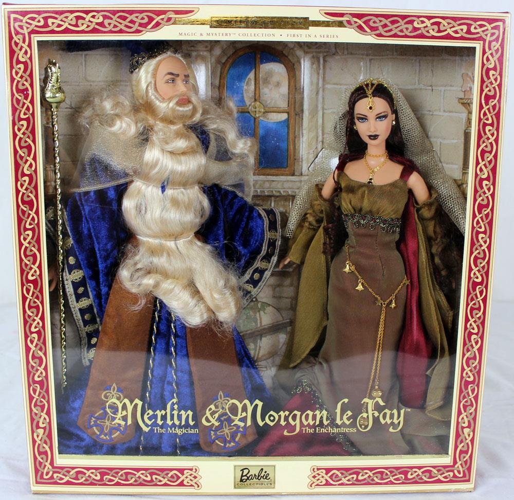 Barbie Magic & Mystery Collection; Merlin and Morgan le Fay Doll Set
