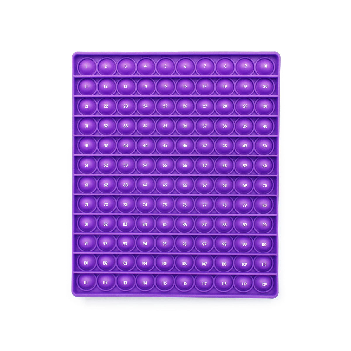 Junior Learning 120s Bubble Board - Multicolor Math Fidget Popper