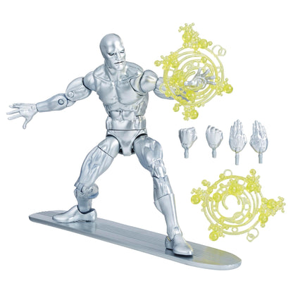 Marvel Legends Series Silver Surfer, Comics Collectible 6-Inch Action Figure with Board Accessory