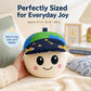 Lithosync 8.67Inch Artemis 2 Rise Plush Toy, Artemis II Moon Mission Stuffed Animal with Embroidered Starry Hat, Cute Space Mascot Pillow, Collectible