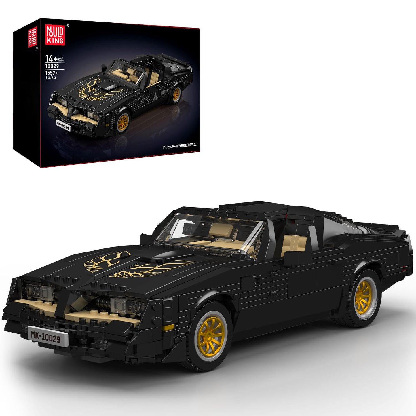 Mould King Classic Supercar Building Set, MOC Sport Car Building Blocks Set, Home Decoration Model Car Kit, Collectible Construction Toys Gift