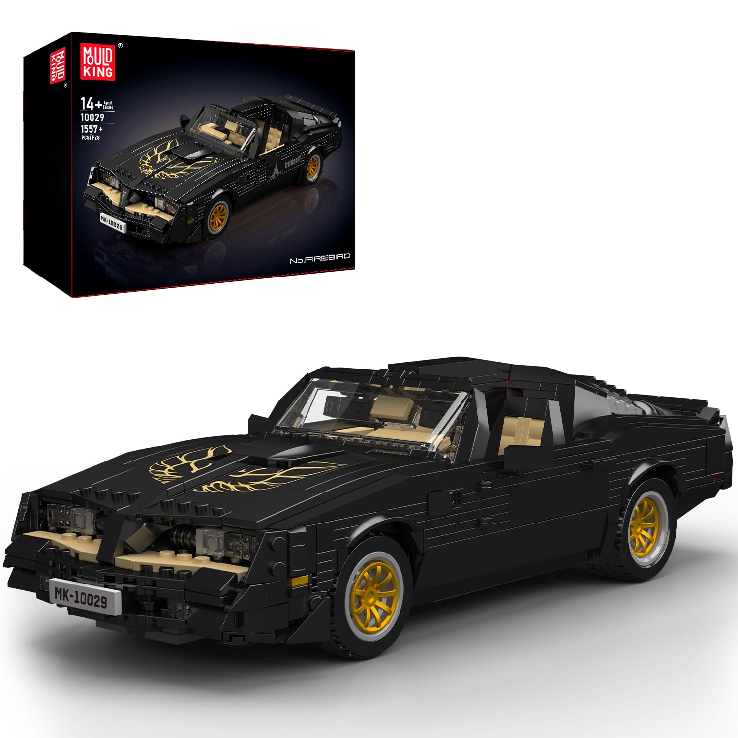 Mould King Classic Supercar Building Set, MOC Sport Car Building Blocks Set, Home Decoration Model Car Kit, Collectible Construction Toys Gift
