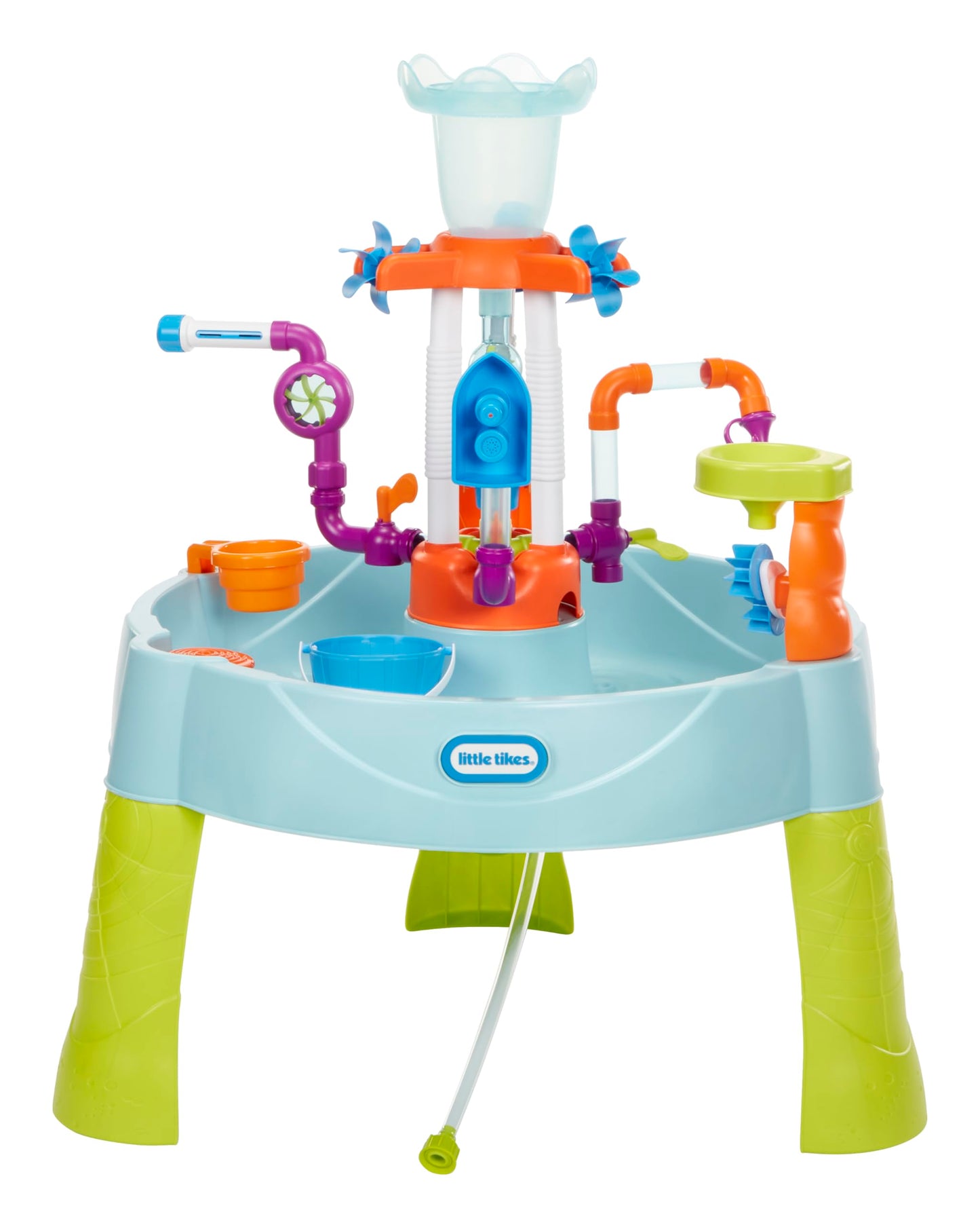 Little Tikes Flowin’ Fun Water Table - Kids’ Outdoor Water Playset with Interchangeable Pipes, Faucets, Tower & Accessories - Encourages Creativity