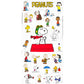Peanuts Stickers Party Favors for Boys & Girls 12 Pack Bundle
