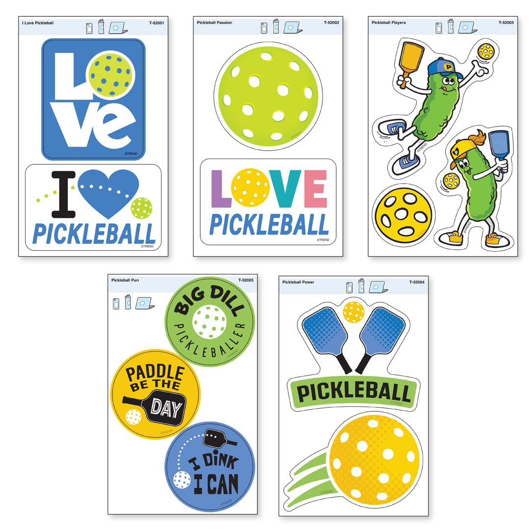 TREND Pickleball Collection Playing Cards & Stickers Set