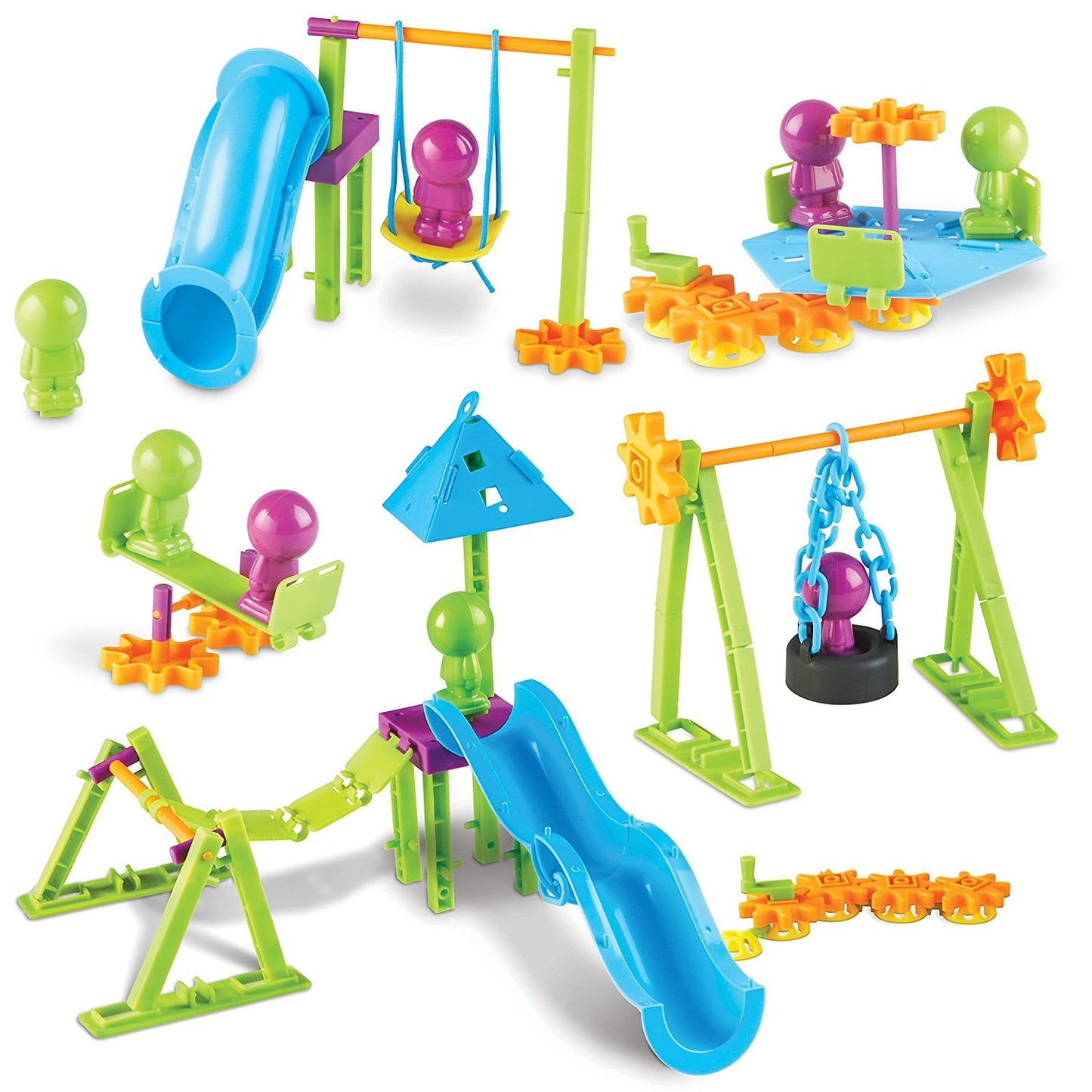Learning Resources Playground Engineering & Design Building Set - Building Toys for kids Ages 4-8, Toddler STEM Toys, Classroom STEM Activities