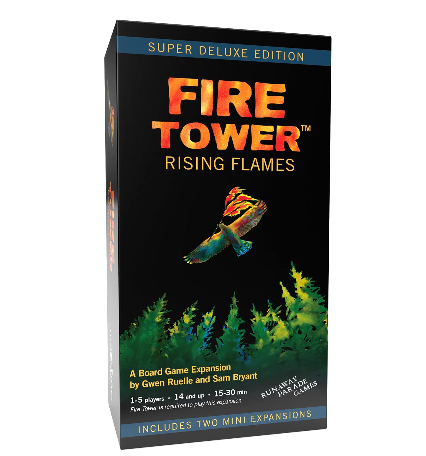 Runaway Parade Games Fire Tower Rising Flames Board Game Expansion: Deluxe Expansion with 2 Mini Expansions - A Fast Strategy Game of Competitive