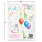 Current Year-Round Themed Sticker Variety Pack - 12 Sheets, 178 Assorted Stickers for Kids, Teachers, School, Scrapbooking, Journals, Monthly