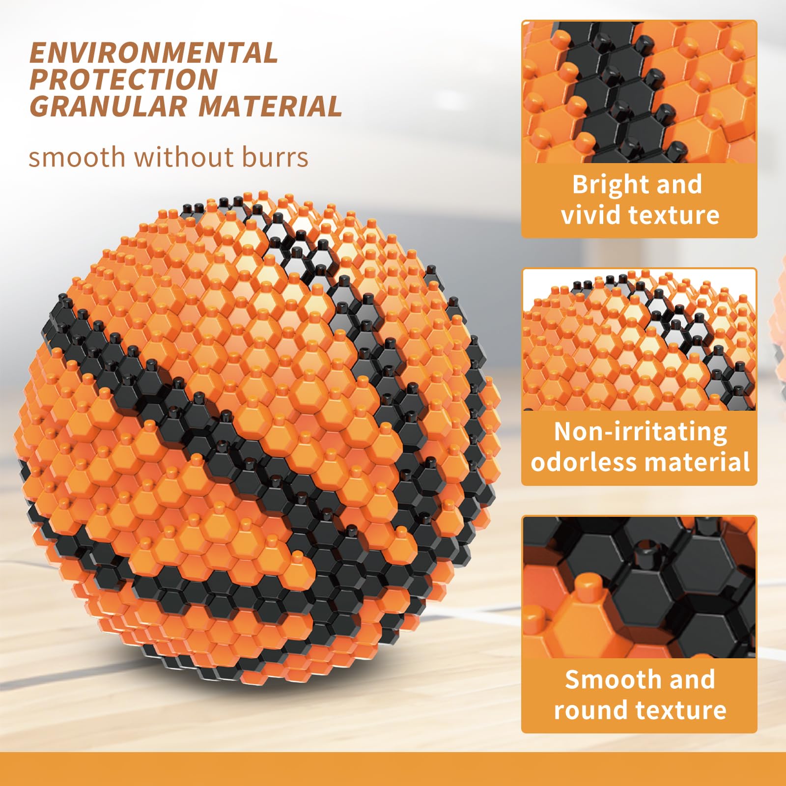 Befun Basketball Building Blocks Set, 579 Pieces Challenging STEM Building Kit for Adults & Teens 14 15 16, 3D Mini Soccer Model Educational Toy