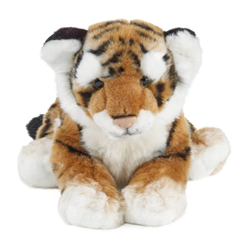 Living Nature Small Tiger Cub Stuffed Animal | Fluffy Tiger Animal | Soft Toy Gift for Kids | 10 inches