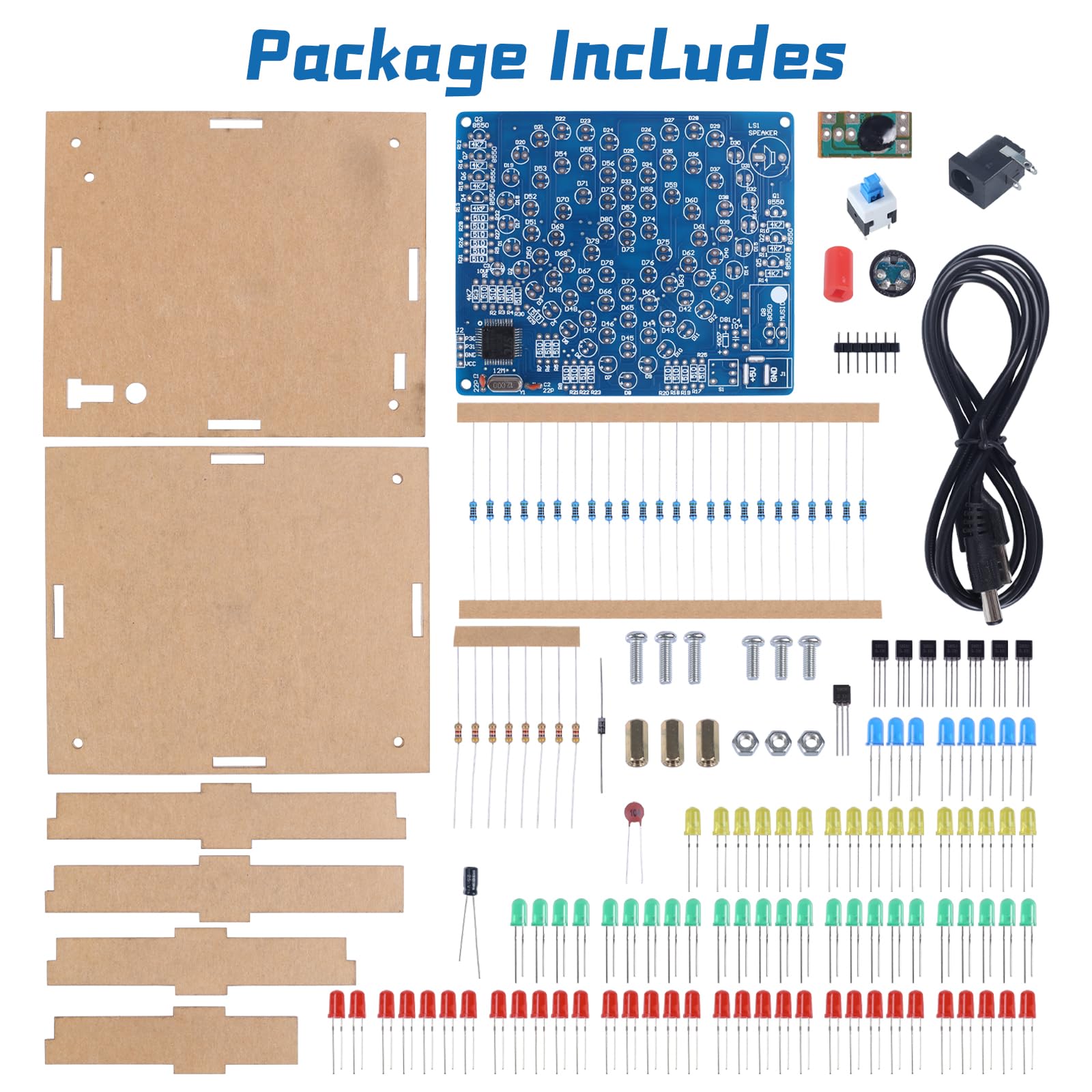 BANRIA Soldering Practice Kit, Heart-Shaped LED Light DIY Soldering Project Kit with 20 Flashing Effects, DIY Electronics Kit for Home School Training