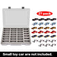 FULLCASE Display Case for Hot Wheels Cars, Toy Organizer Storage Box Holds 27 Toy Cars, Portable Carrying Container with 4 Size Slots for Hotwheels