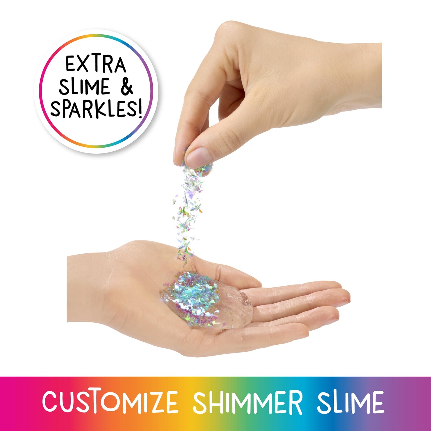 Rainbow High Rainbow Shimmers with Slime - Skyler, Blue 11” Fashion Doll, Create a Rainbow Doll, Slime Kit, Pet Bunny, Kids Gift 4+