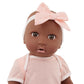 LullaBaby - 14-Inch Realistic Baby Doll - Floral Swaddle & Pink Bow Headband - Hazel Eyes & Warm Skintone - Pretend Play 2+ Years- Baby Doll & Floral