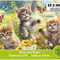 Ceaco - Kittens in the Meadow - 1000 Large Piece Jigsaw Puzzle for Adults