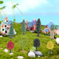 GUFOPONAS Realistic Plastic Trees Toys Plant Toy Set for Kids Sensory Bins Learning Toys Realistic Food Figurines School Projects Sand Box Decor