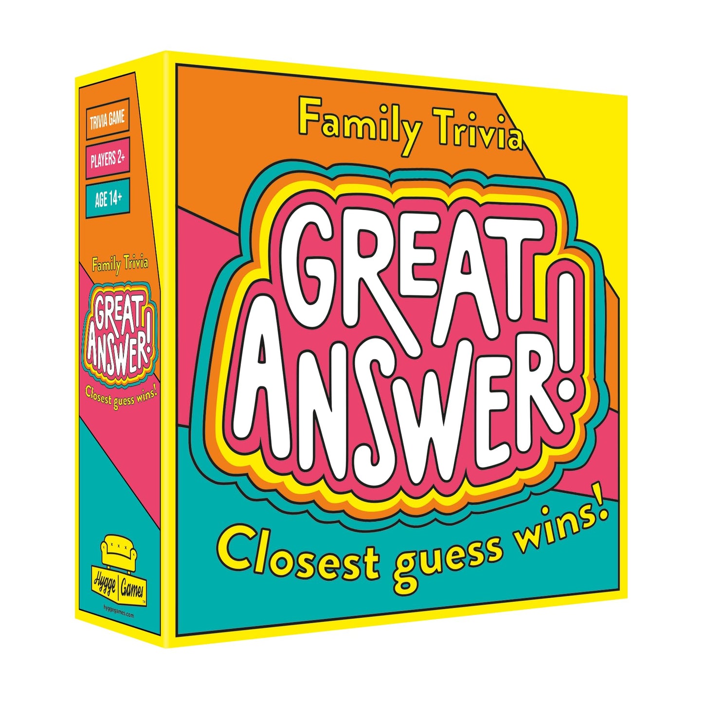 Hygge Games Great Answer! Fun Family Trivia Game