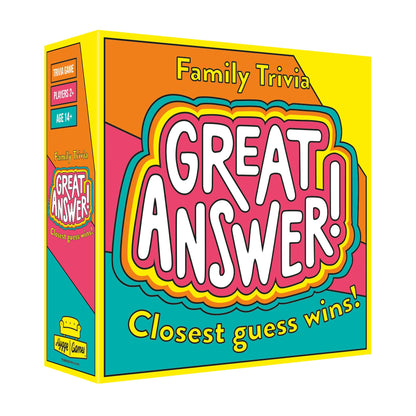 Hygge Games Great Answer! Fun Family Trivia Game
