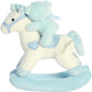 Aurora® Melodious Musicals! Baby Boy Rocking Horse™ Baby Stuffed Animal - Musical Entertainment - Engaging Play - Blue 11 Inches