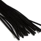 Black Chenille Stem Pipe Cleaners, 3mm x 12 inch, 25 Pack