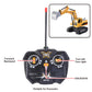JOYIN 2 PCS Remote Control Construction Vehicle Toy Set, Friction-Powered RC Excavator & RC Dump Truck with Lights and Sounds for Imaginative Play