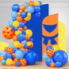 Dragon Balloons Dragon Z Party Supplies - 139 Pcs 7 Stars Balls Birthday Balloon Garland Arch Kit, Dragon Z Ball Latex Balloon Arch For Video Game