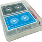 Baron Barclay Two Decks of ACBL Playing Cards in a Plastic Double Deck Box with Pencil