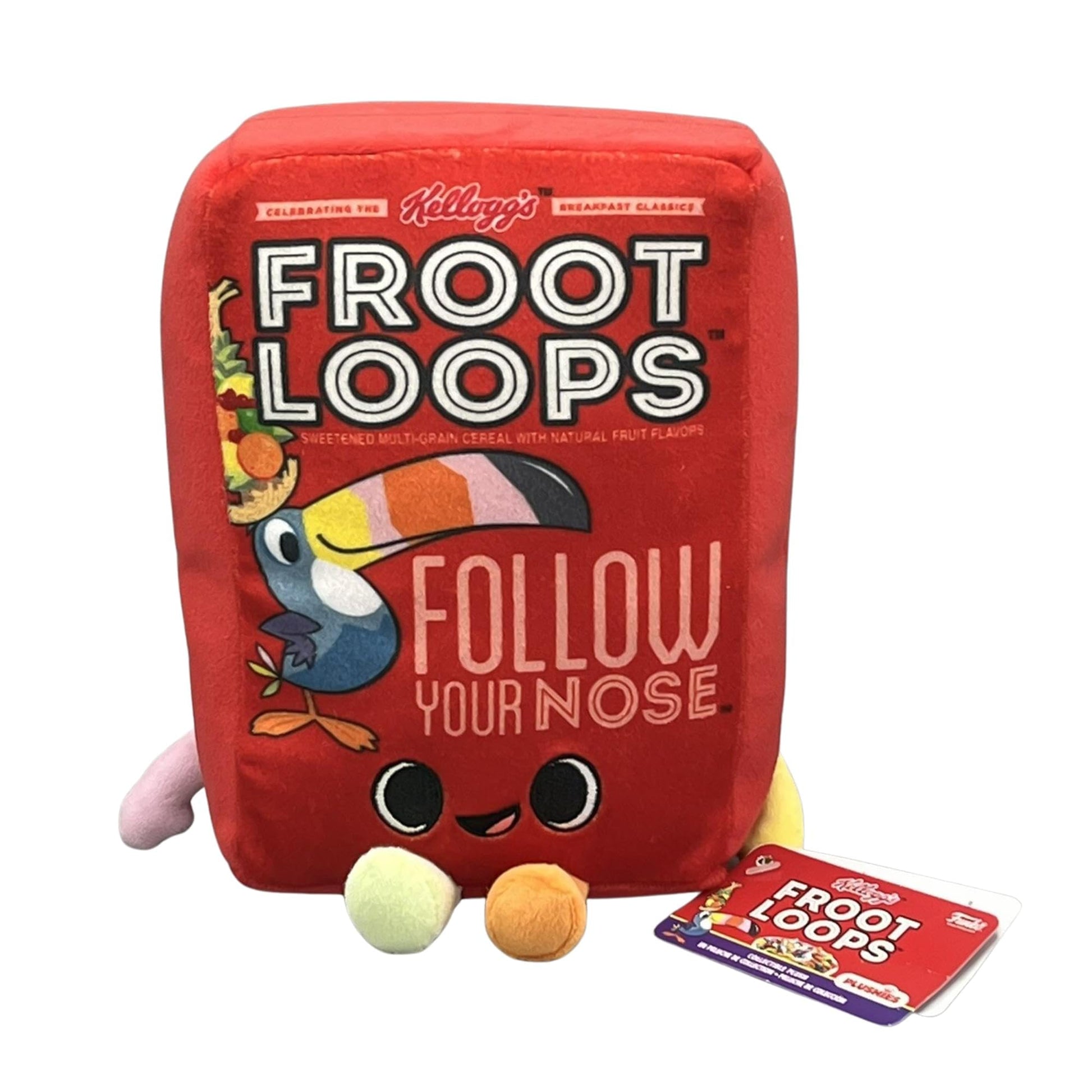 Funko POP Plush: Kelloggs- Froot Loops Cereal Box Multicolor One Size