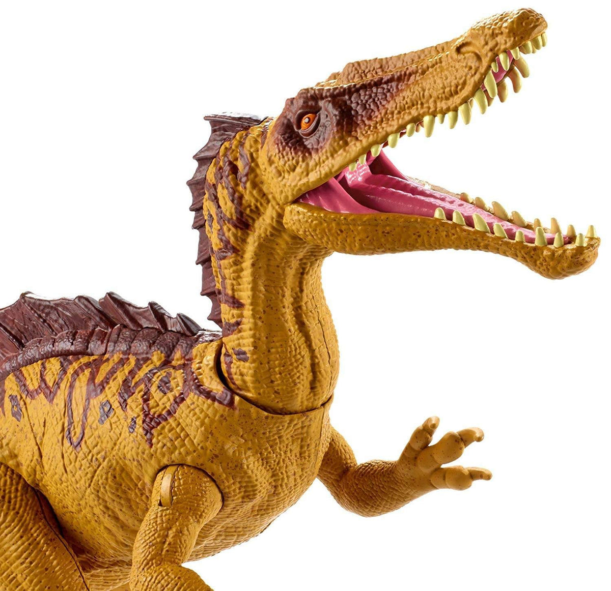 Jurassic World Mega Dual Attack Dinosaurs in Larger Size with Button-activated Dual Strike Action Moves Like Tail Strikes, Head Strikes & Chomping