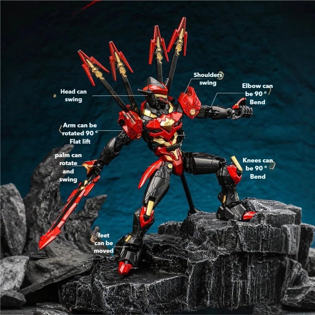Demon Mecha Robot Action Figure,T13 Cool Samurai Action Figure