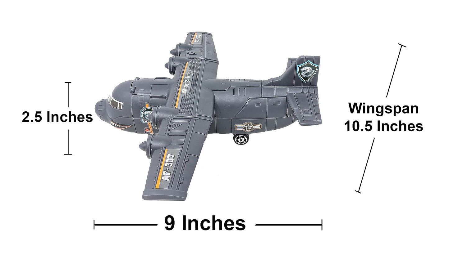 Aircraft Carrier Toy Army Men with Cargo Plane Warplanes