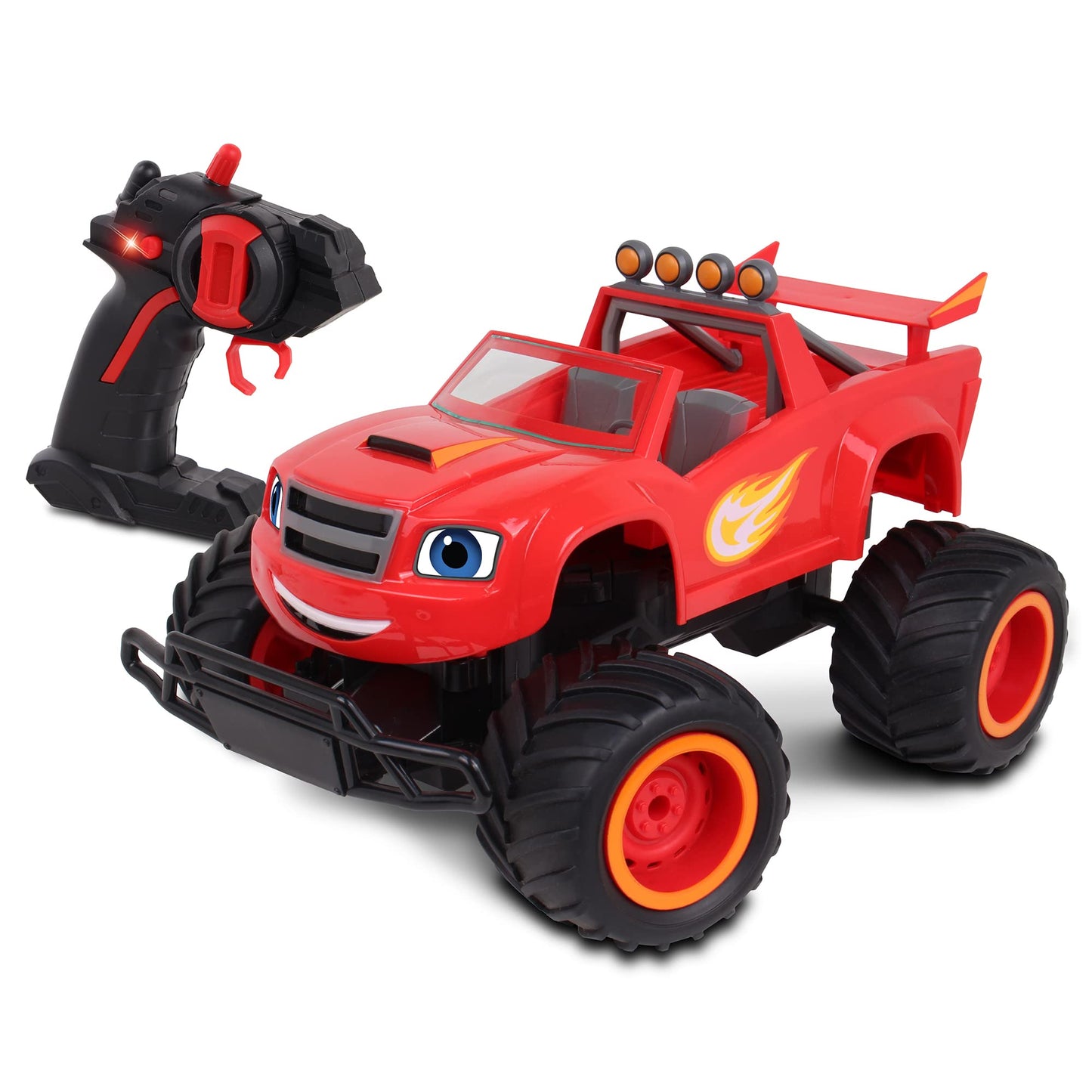 NKOK Blaze and the Monster Machines RC Monster Truck Toy, High-Performance Ready-to-Run Remote Control Truck for Kids, Off-Road Racing Vehicle