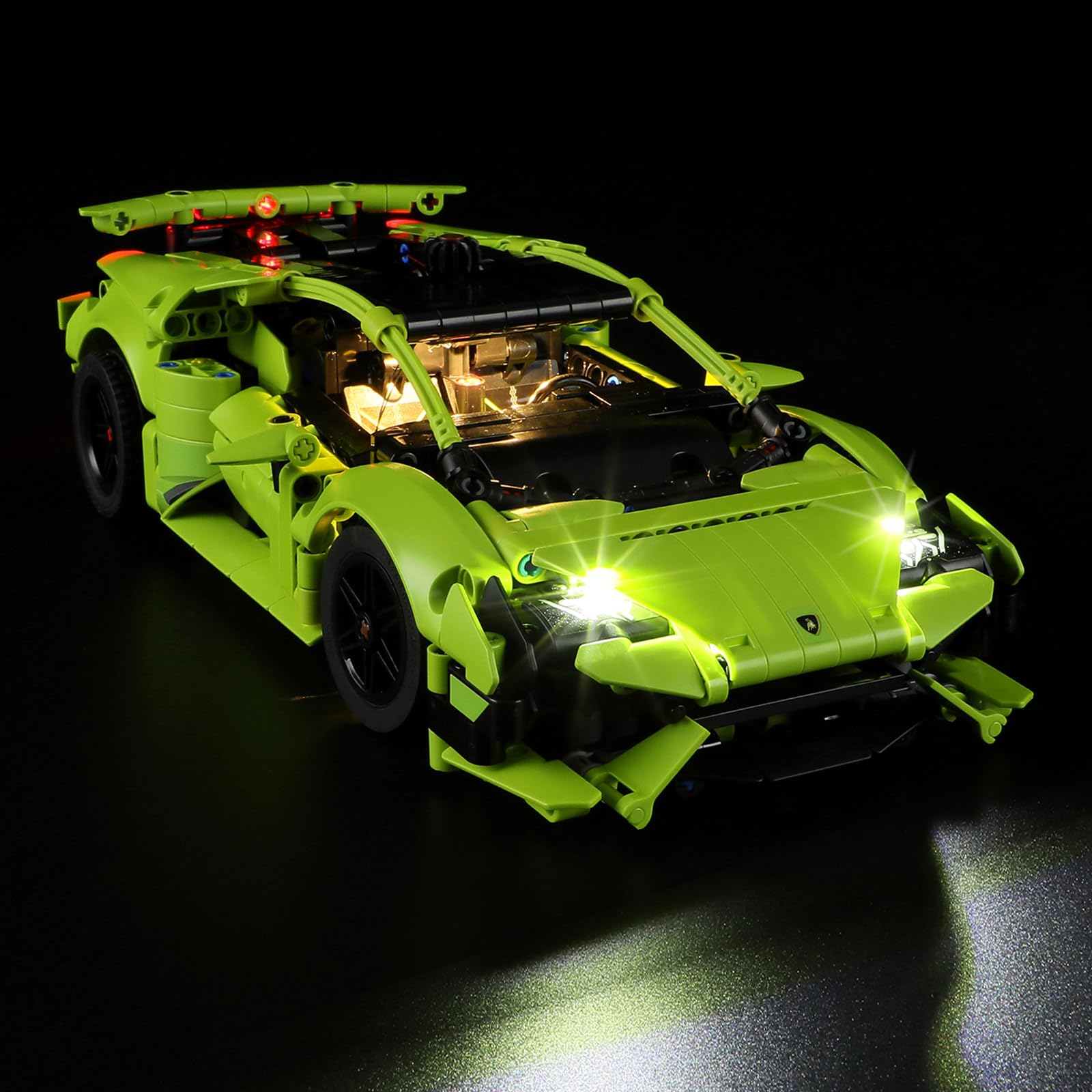 YEABRICKS LED Light for Lego-42161 Technic Lamborghini Huracán Tecnica Building Blocks Model (Lego Set NOT Included)