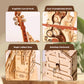 3D Wooden Puzzles for Adults, Wooden Music Box Kits-Cello Wood Model Kits for Adults to Build, Gift for Men Women Hobby for Adults (Music Cello)
