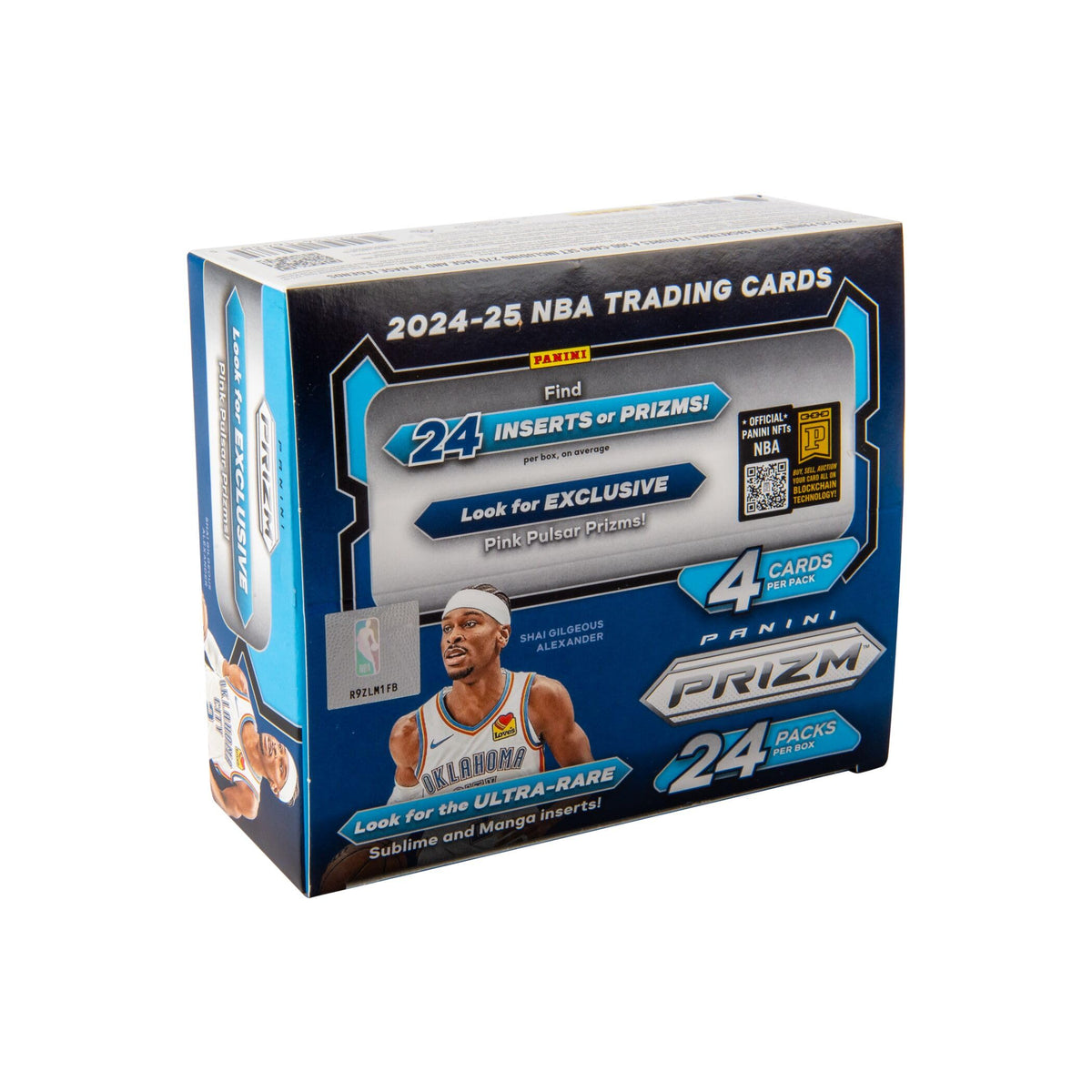 2024-25 Panini PRIZM Basketball Retail Box, 24 Packs per Box, 4 Cards per Pack
