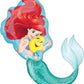 Little Mermaid Birthday Party Supplies 6pc Princess Ariel Balloons Bouquet